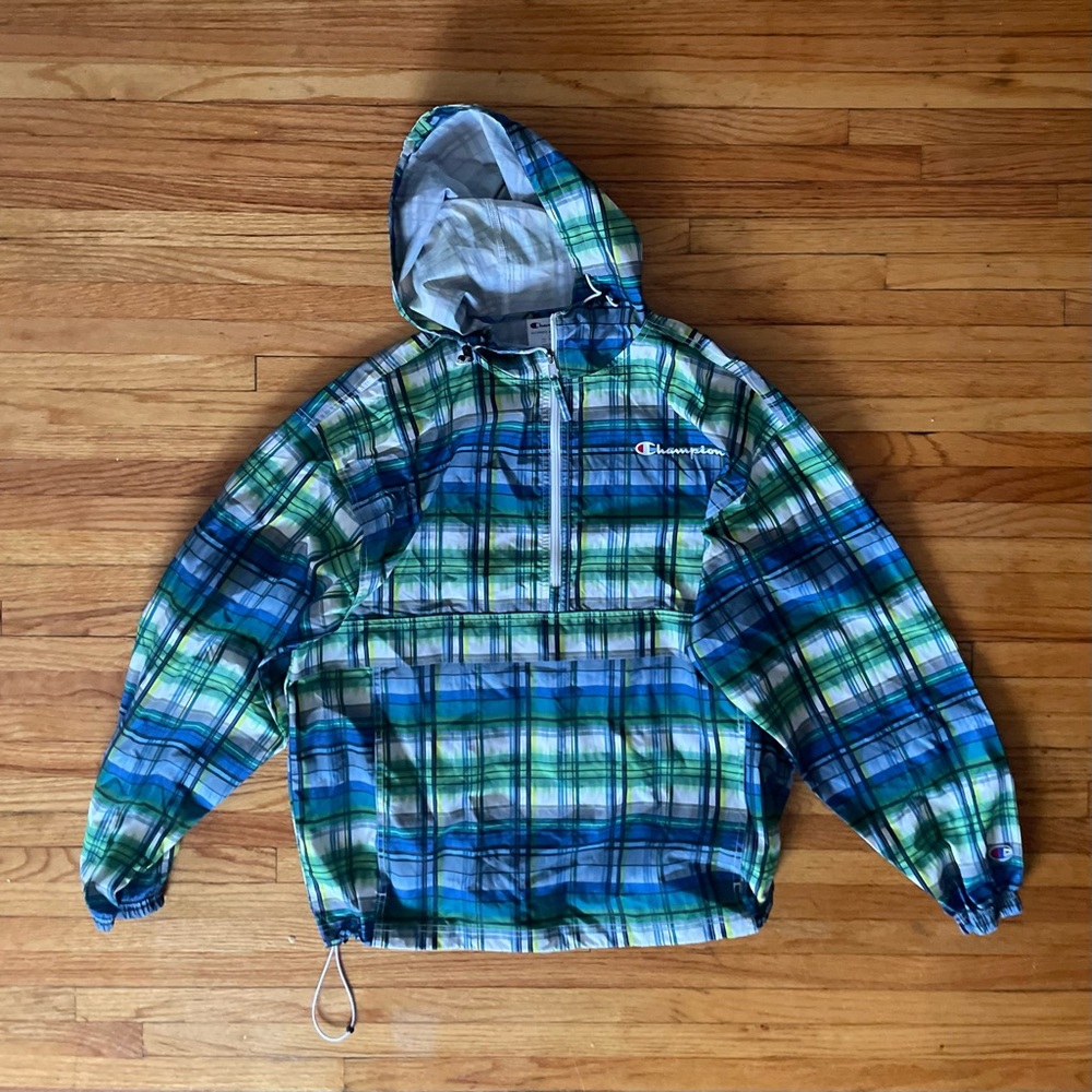 Champion Stadium Packable Jacket in All Over Print - Picture 2 of 8